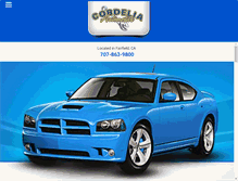 Tablet Screenshot of cordeliaautomotive.com